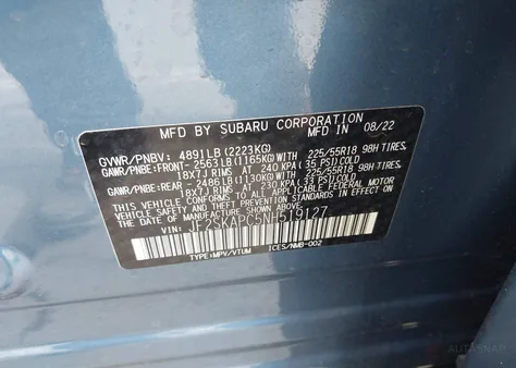 JF2SKAPC5NH519127